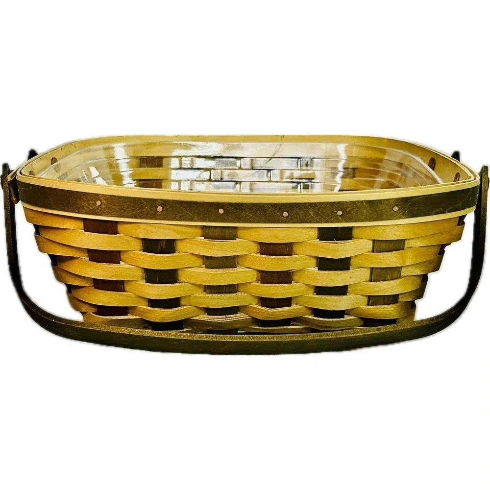 Longaberger ACT WOVEN MEMORIES BASKET 2008 with Protector - Picture 3 of 10